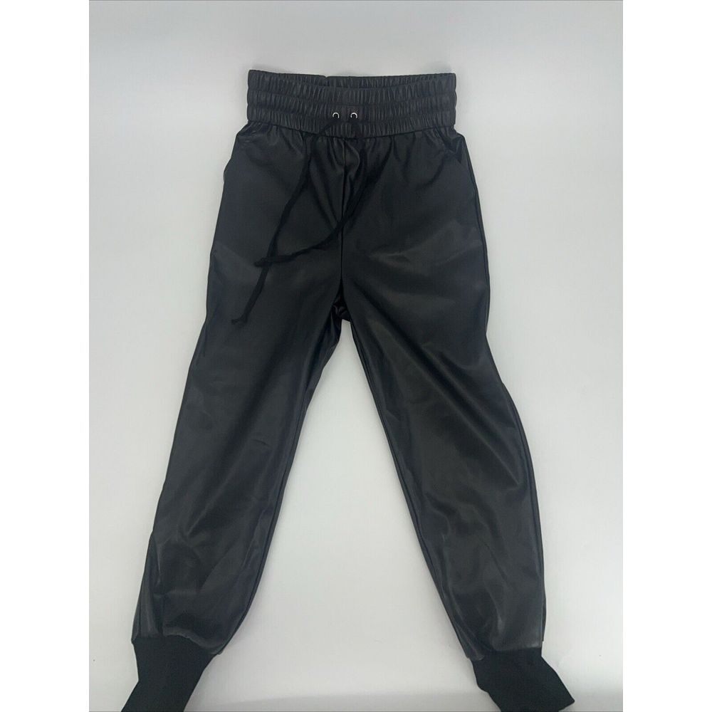 Women's EB LUXE Los Angeles Faux‎ Leather Pants Size Medium